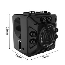Mini câmera espiã Câmera oculta 1080P Caixa de metal portátil HD Cam Perfect Indoor Covert DVR Gravação de vídeo